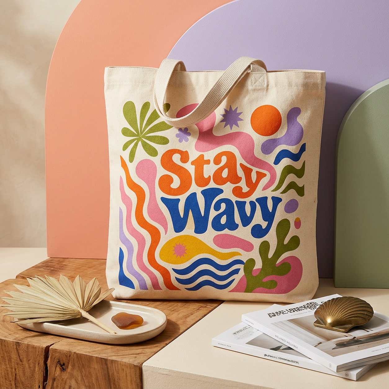 Stay Wavy Tote