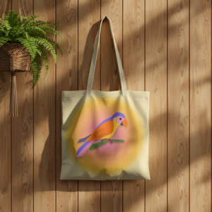Sunset Bird Tote