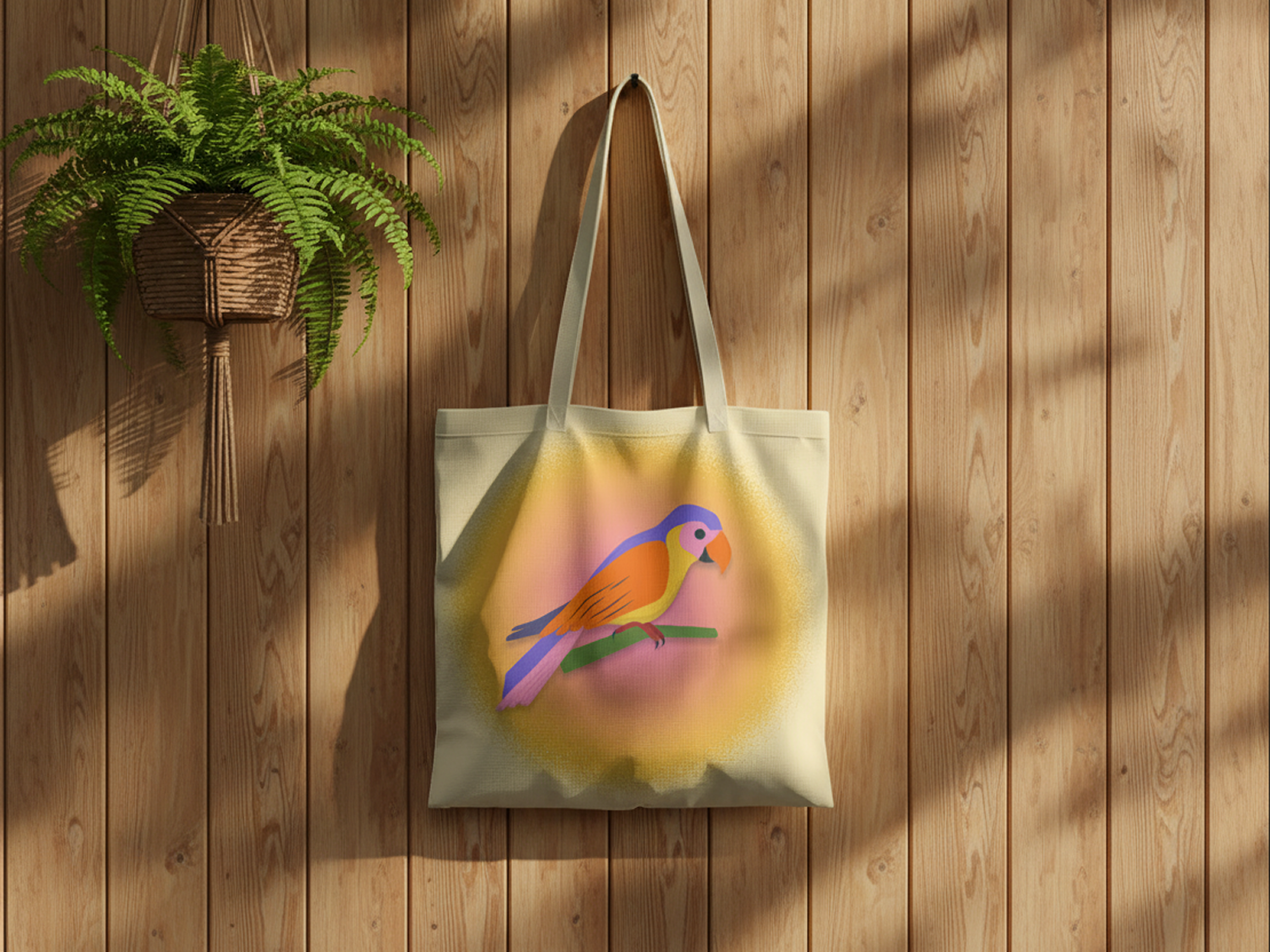 Sunset Bird Tote