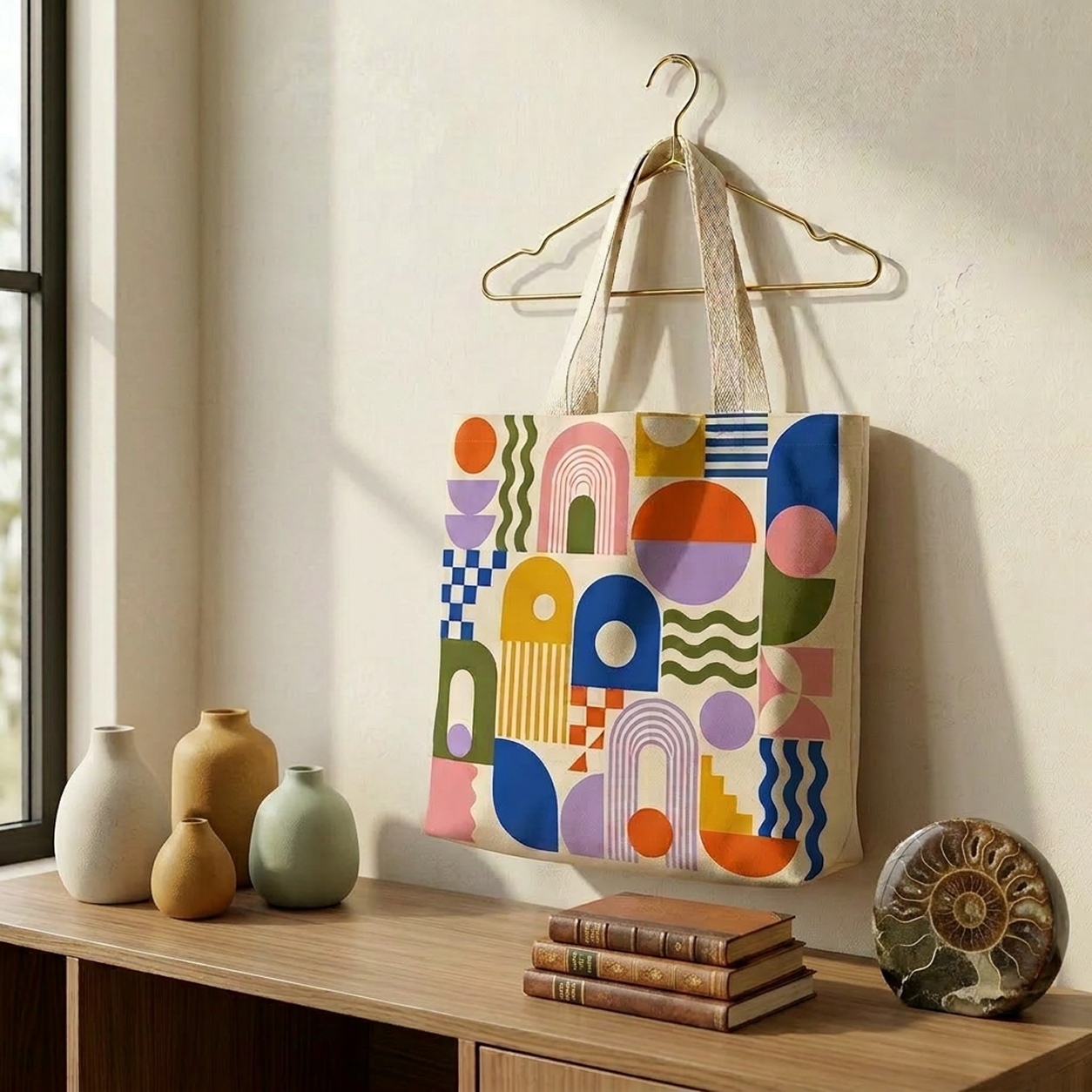 Modern Shapes Tote