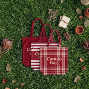 Berry Stripe Mini Tote